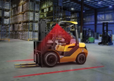 LED punainen viivavalo trukkeihin 12-80V 5W