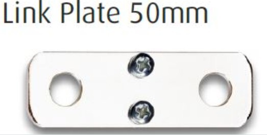 Yhdyslevy Link Plate (51mm pitch) (Set of 2pcs)