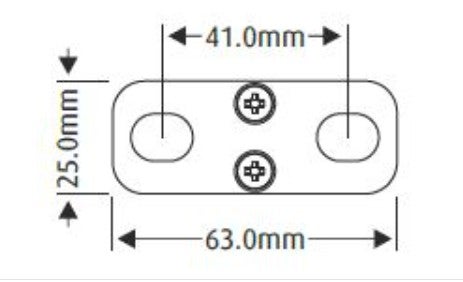 DCM YHDISTYSKISKO 600A 41MM REIK&Auml;V&Auml;LI 2 KPL PAKKAUS